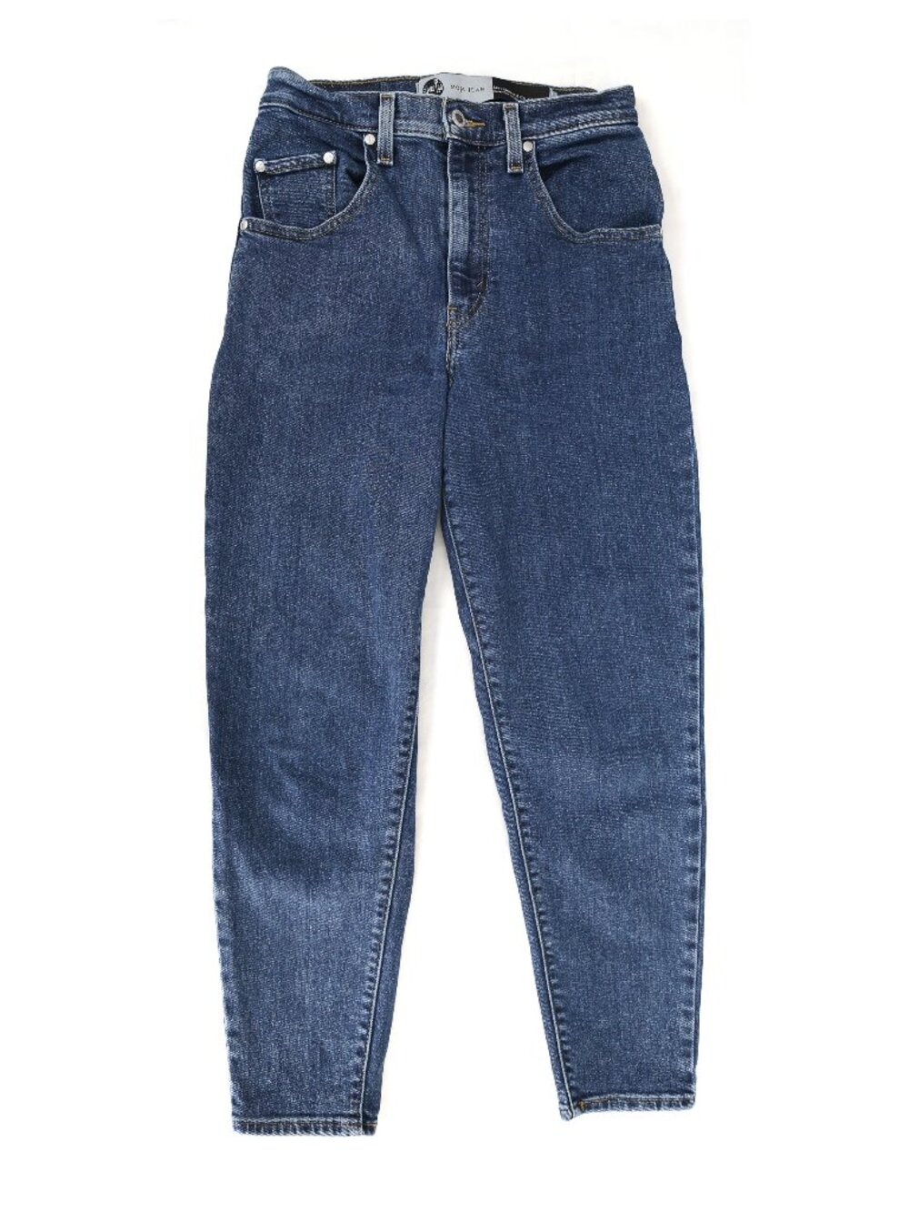 Levi's SilverTab Mom Jeans W27 L27 High Rise Tapered Blue Denim